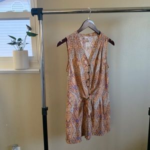 Vintage pattern romper